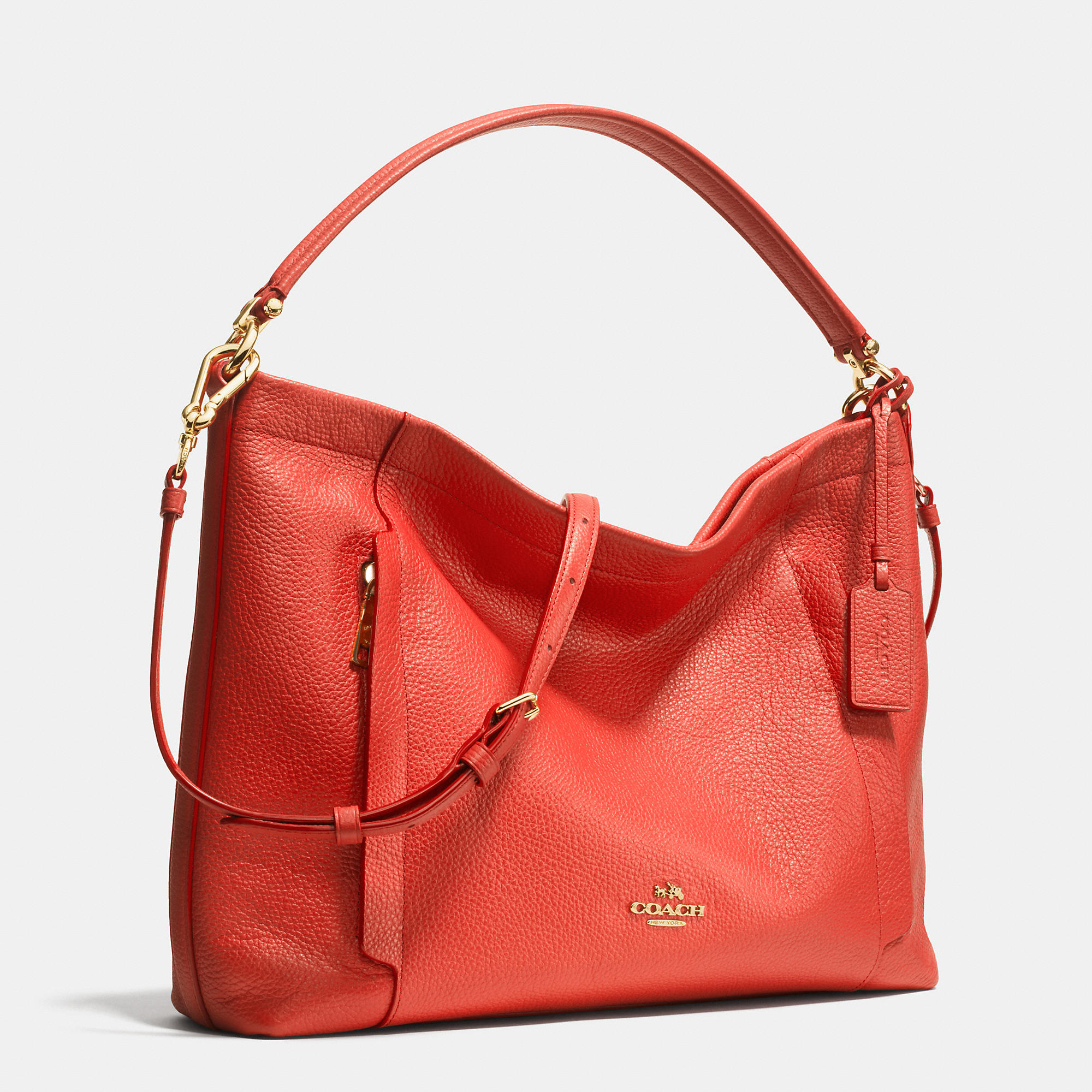 Mature Female Coach Scout Hobo In Pebble Leather | Coach Outlet Canada